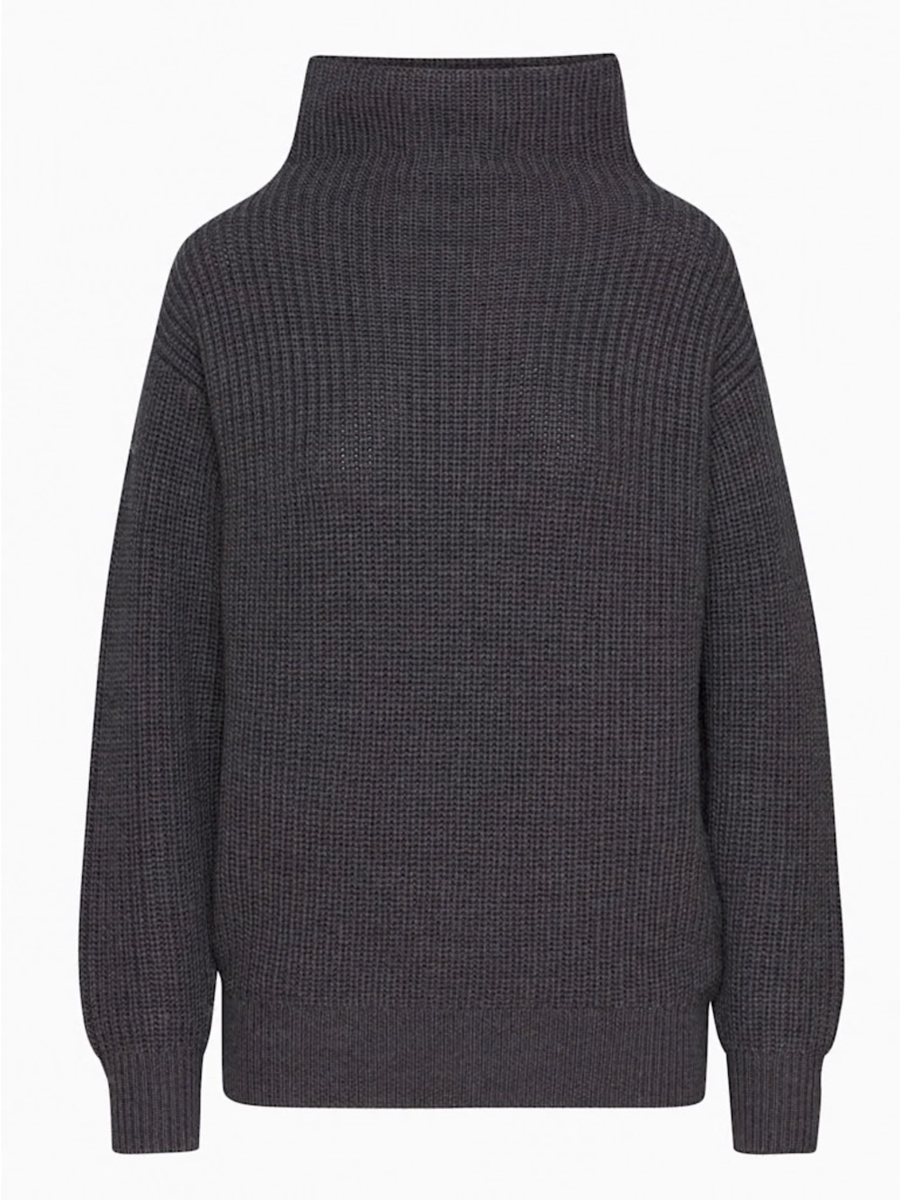 Aritzia Wilfred Montpellier Turtleneck - Peppercorn Grey, Size L